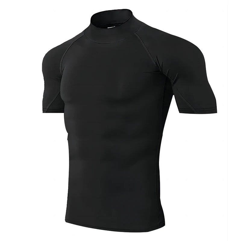 Camiseta de compresión para hombre, ropa deportiva