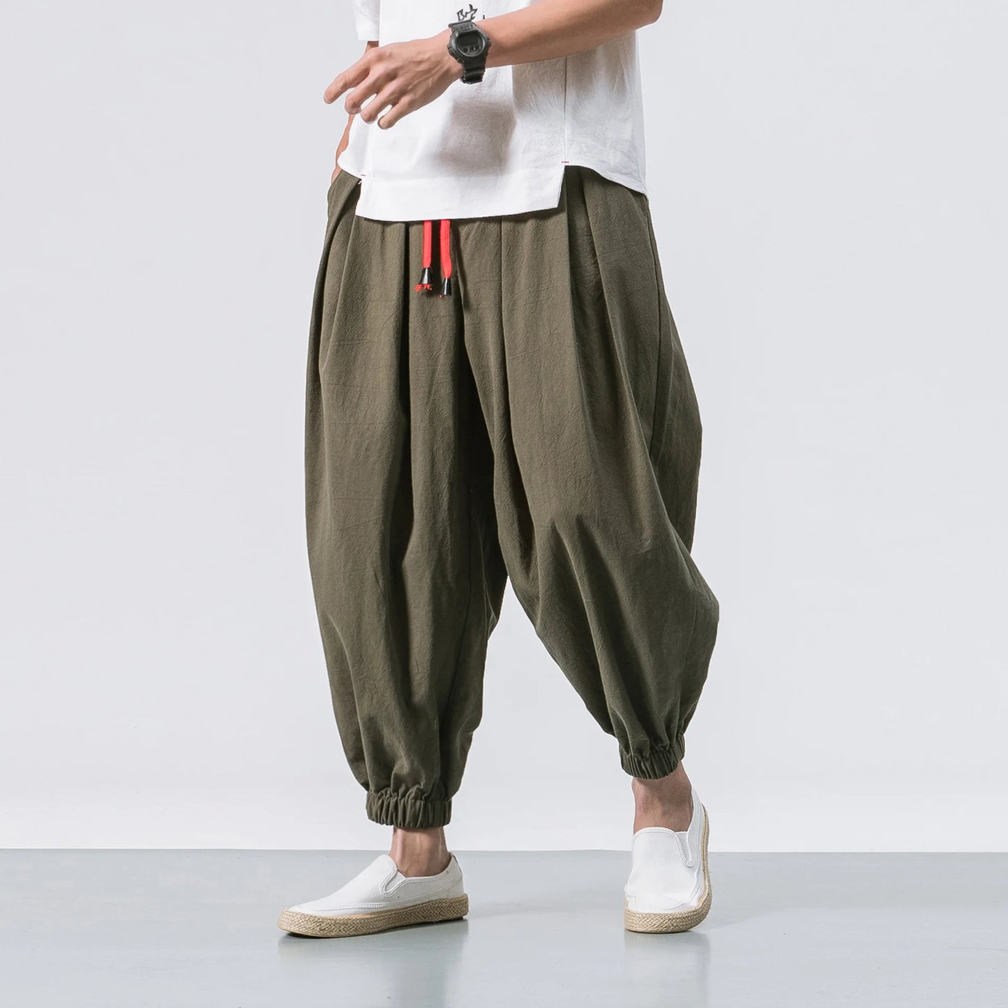 Pantalones anchos para hombres