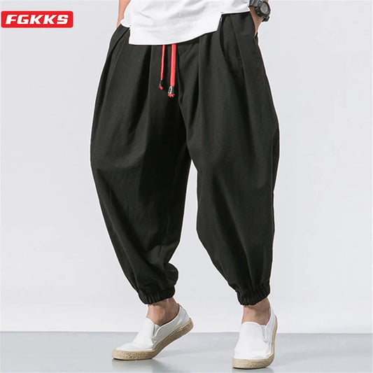 Pantalones anchos para hombres