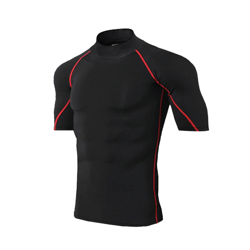 Camiseta de compresión para hombre, ropa deportiva