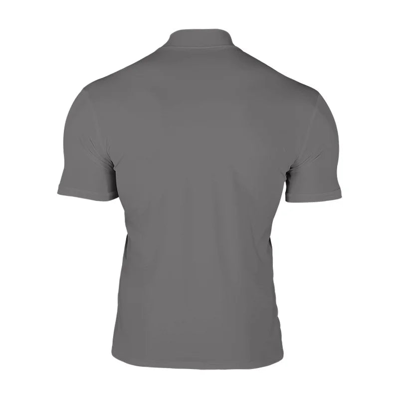camiseta para hombre, deportiva, para ocio, correr, gimnasio, camisa de cuello.