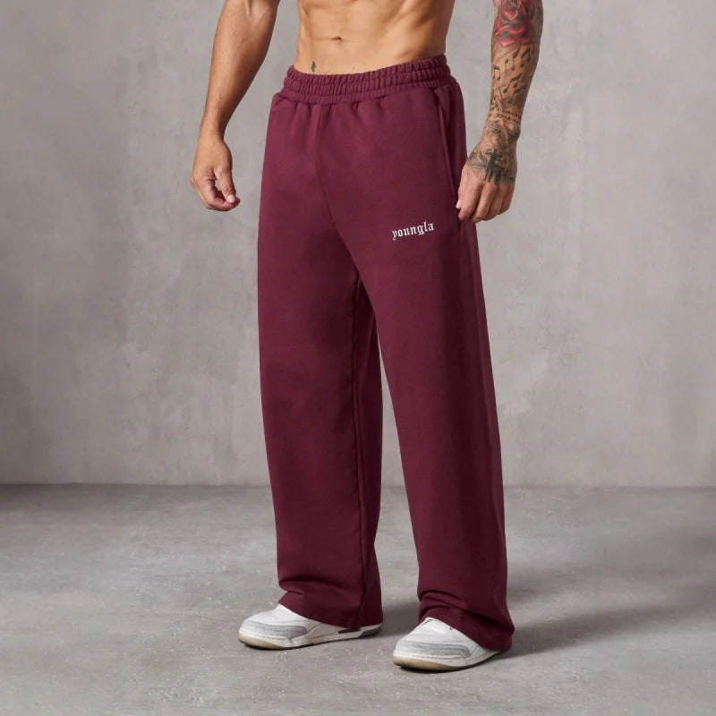 Pantalones deportivos para hombre  para correr al aire libre, musculosos, deportivos, y de gran calidad.