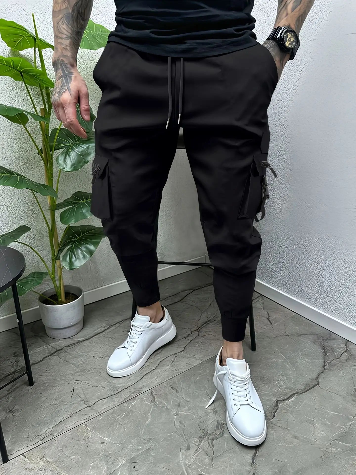 Pantalones deportivos para exteriores antiarrugas de moda