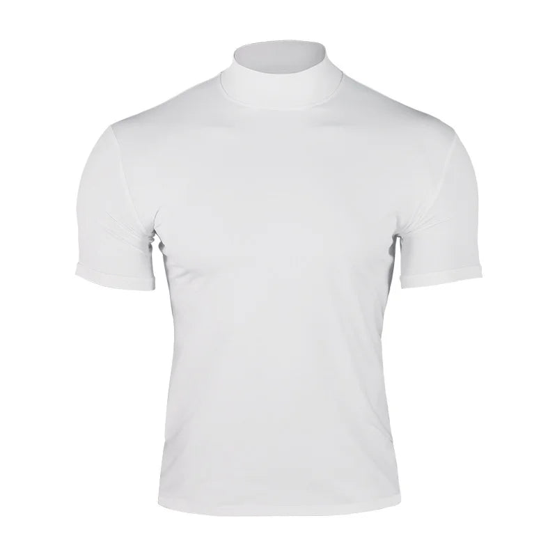 camiseta para hombre, deportiva, para ocio, correr, gimnasio, camisa de cuello.