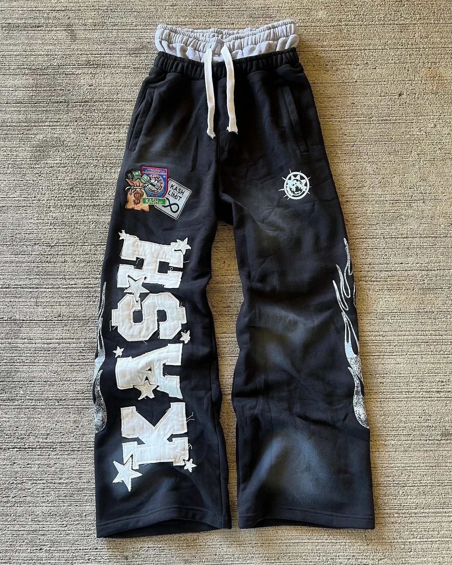 Pantalones de chándal  para hombre y mujer, ropa de calle, estilo Harajuku, hip hop, retro, holgados, con cordón, informales