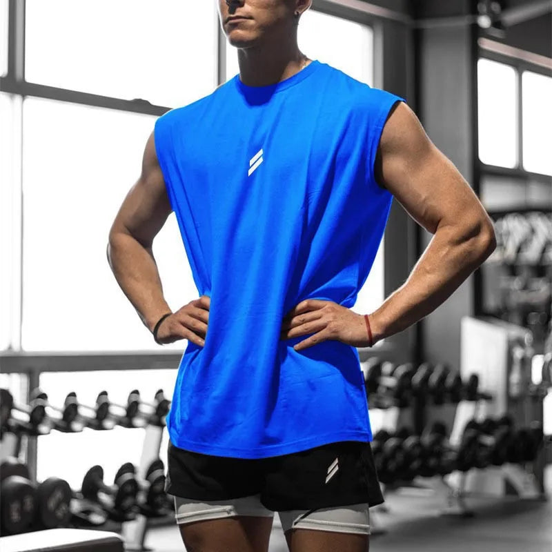 Camiseta deportiva sin mangas para hombre y mujer chaleco de secado rápido transpirable.