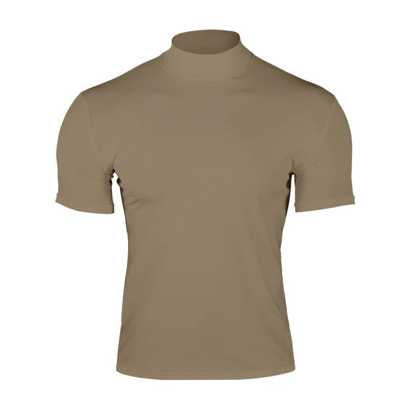 camiseta para hombre, deportiva, para ocio, correr, gimnasio, camisa de cuello.