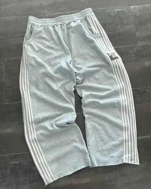 Pantalones de chándal  para hombre y mujer, ropa de calle, estilo Harajuku, hip hop, retro, holgados, con cordón, informales