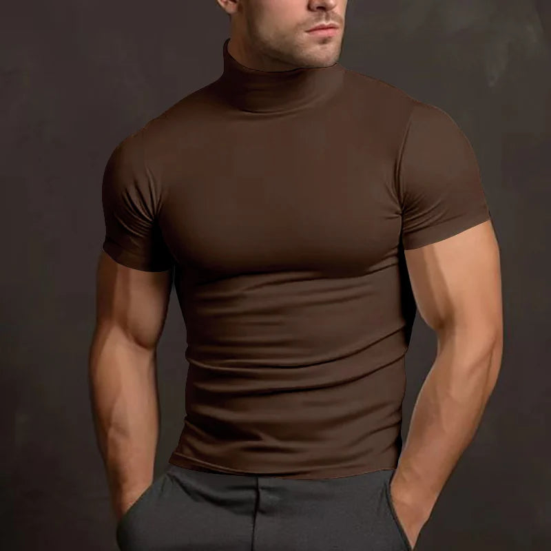 camiseta para hombre, deportiva, para ocio, correr, gimnasio, camisa de cuello.