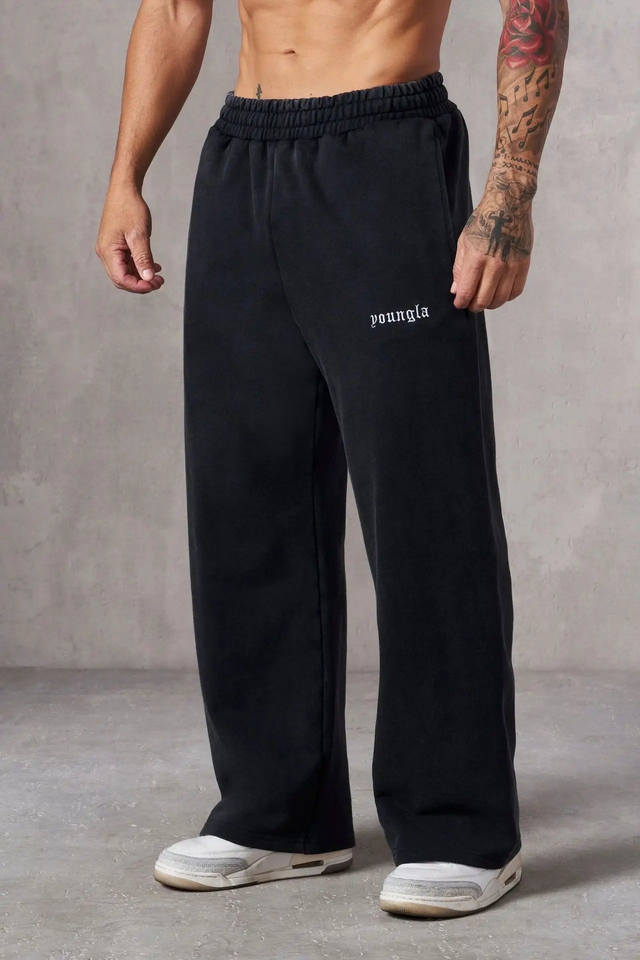 Pantalones deportivos para hombre  para correr al aire libre, musculosos, deportivos, y de gran calidad.