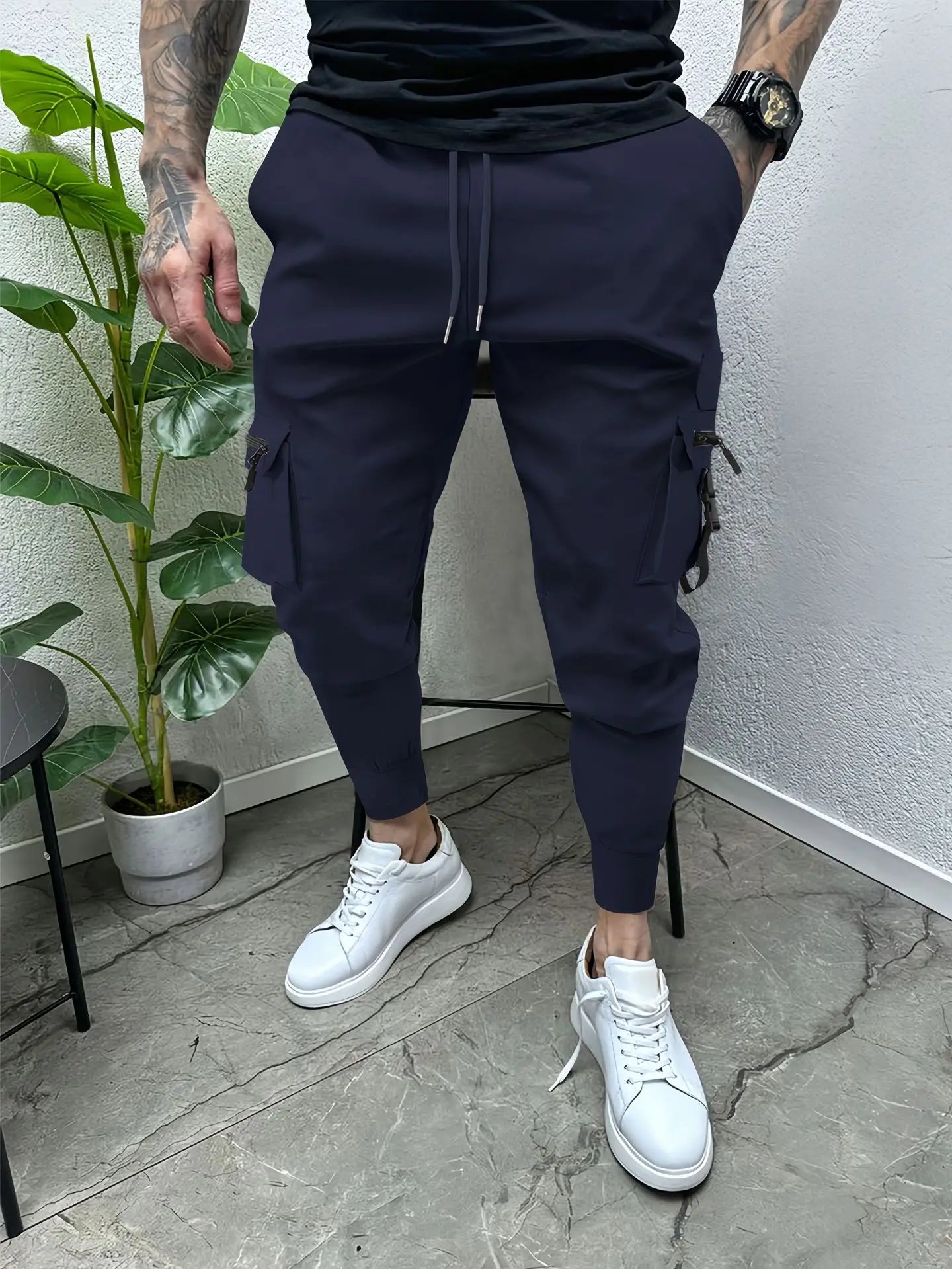 Pantalones deportivos para exteriores antiarrugas de moda