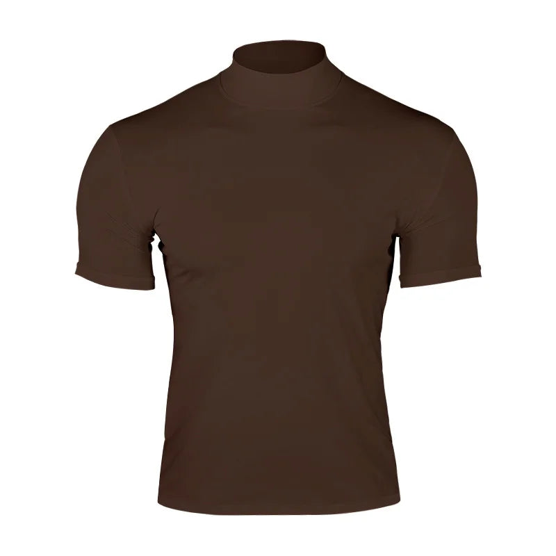 camiseta para hombre, deportiva, para ocio, correr, gimnasio, camisa de cuello.