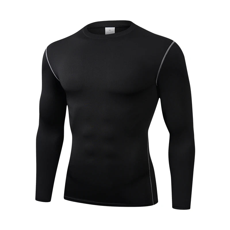 Camiseta deportiva de manga larga para hombre