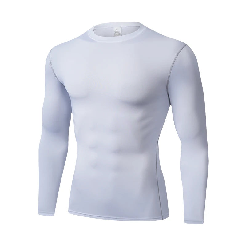 Camiseta deportiva de manga larga para hombre