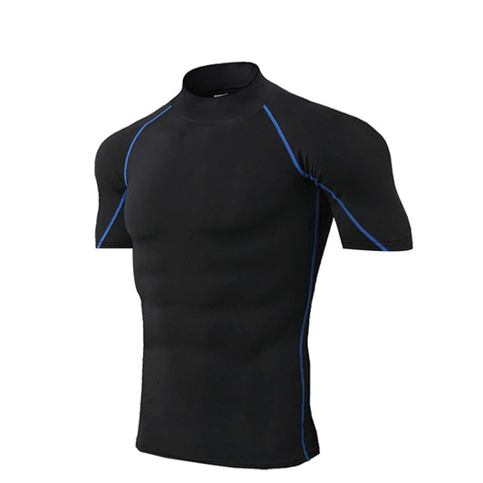 Camiseta de compresión para hombre, ropa deportiva