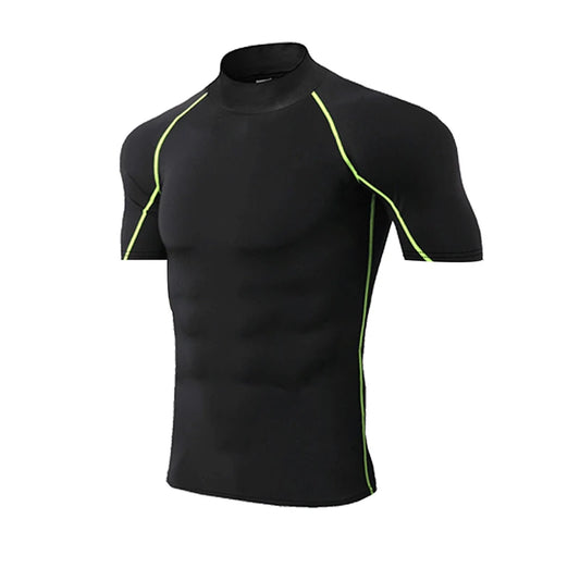Camiseta de compresión para hombre, ropa deportiva