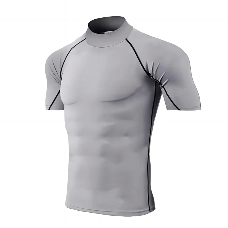 Camiseta de compresión para hombre, ropa deportiva